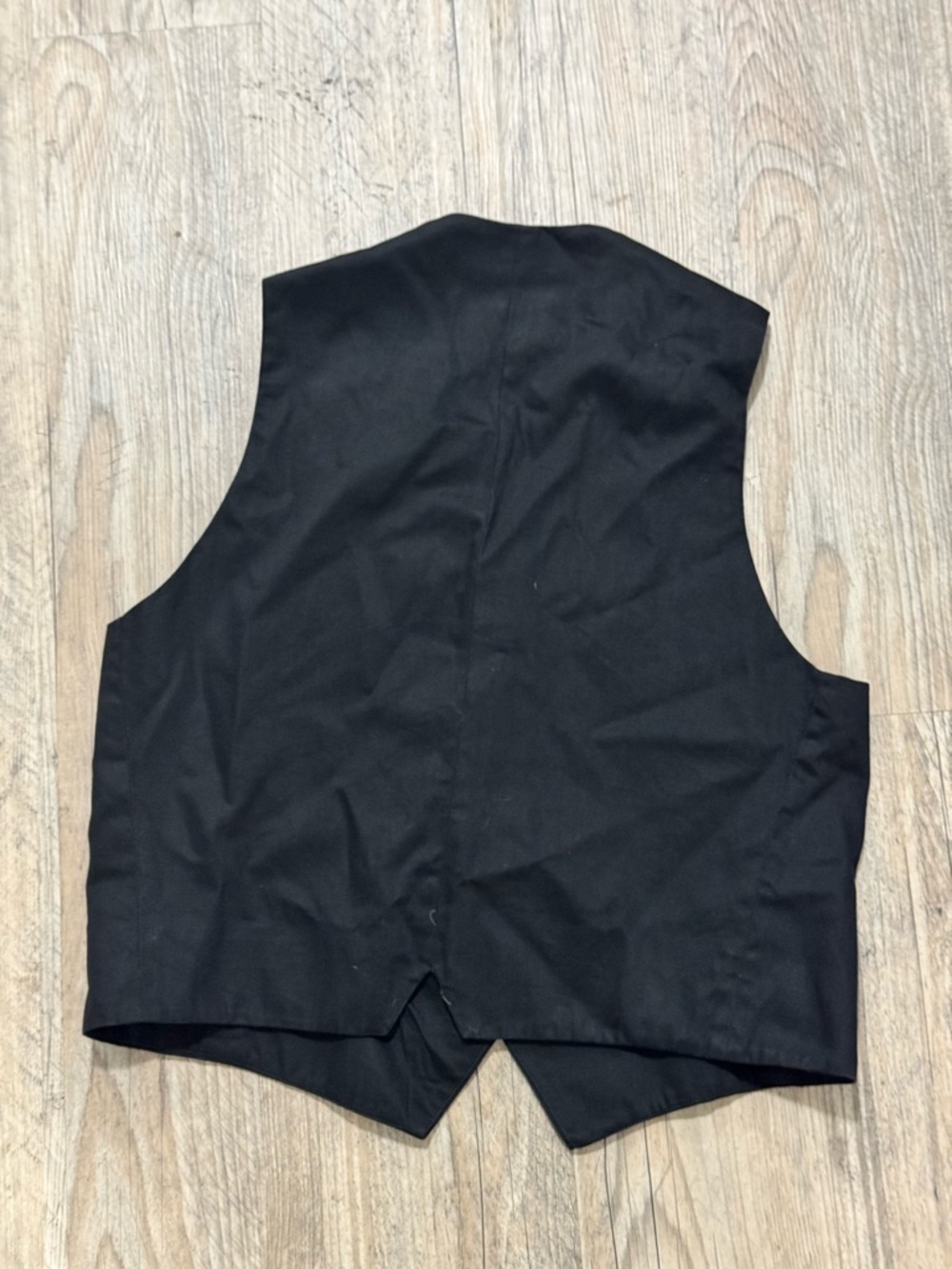 Vintage 100% Cotton Embroidered Black Western Vest - Picture 5 of 7